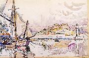 Paul Signac Antibes Spain oil painting artist